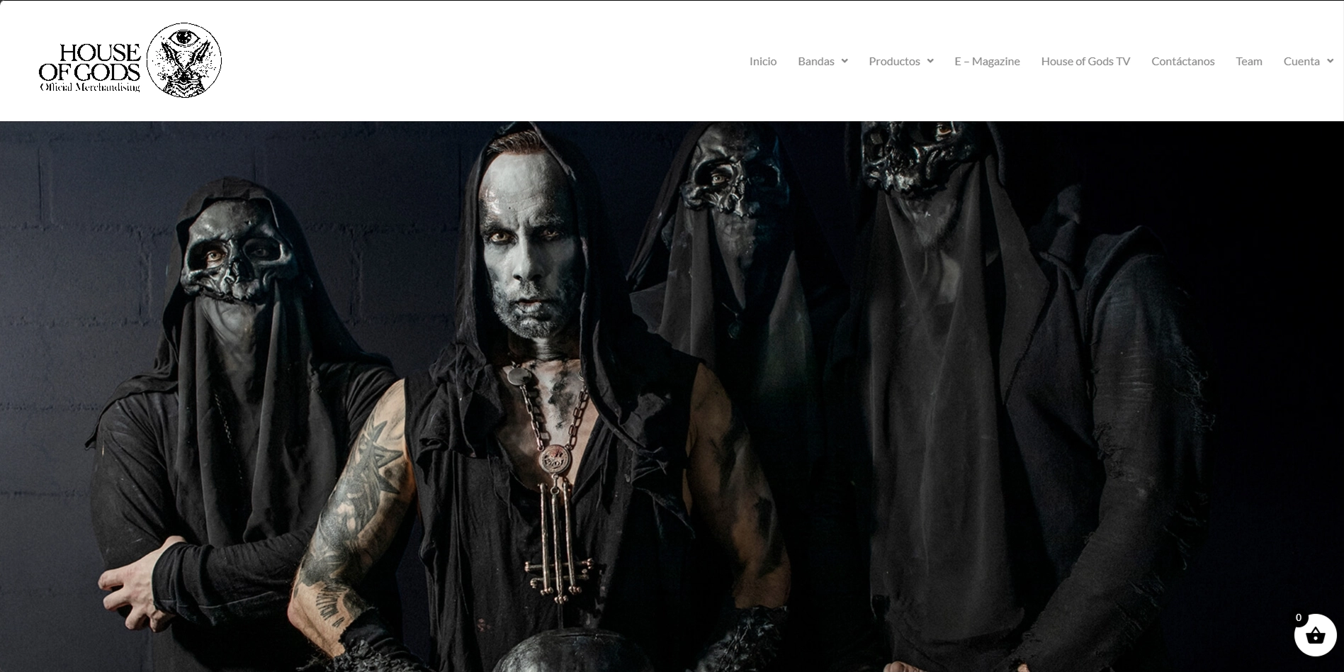 Sitio web House of Gods