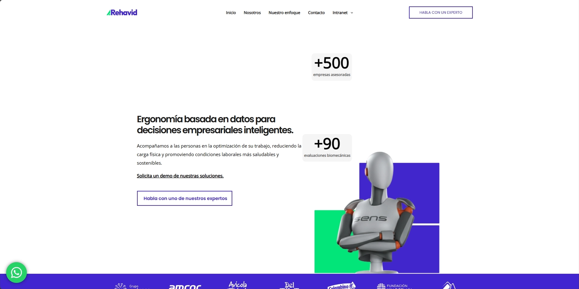 Sitio web Rehavid